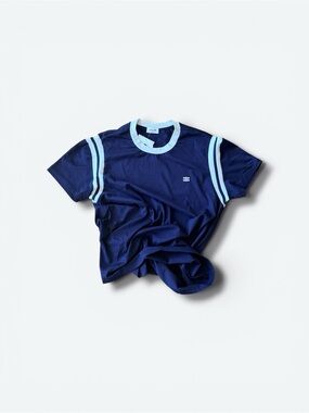 Celine by Hedi Slimane Triomphe athletic ringer T-shirt